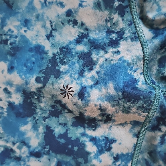 Athleta Women's Blue Patterned Leggings - Picture 4 of 7